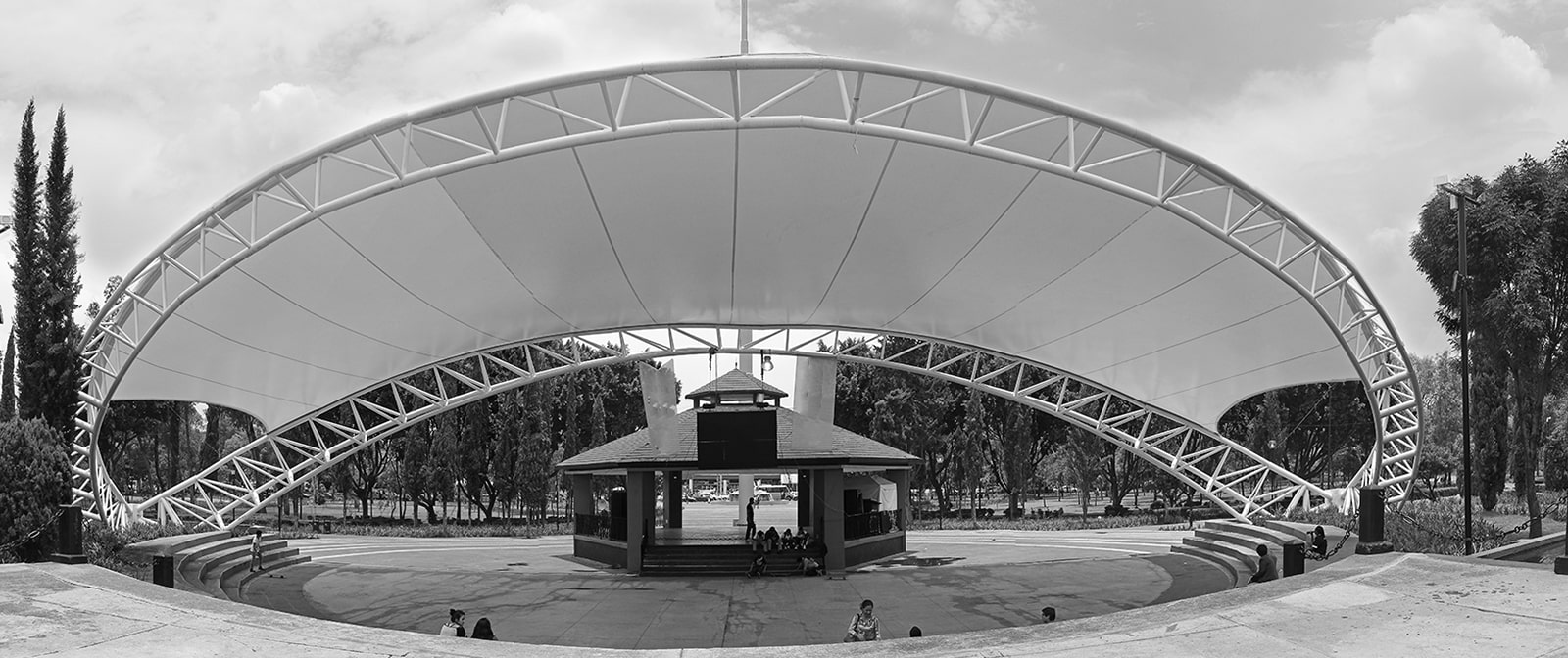 Mega velaria Patio Colegio M&eacute;xico Orizaba