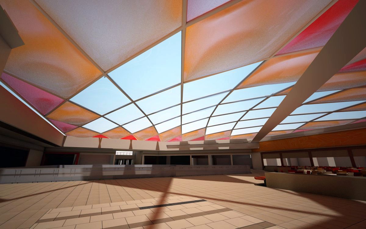 Anteproyecto de cubierta ETFE para centro comercial