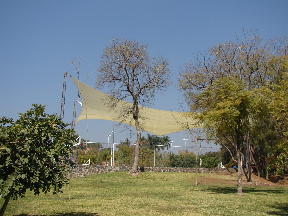 Techado de Canchas y Patio Escolar Colegio Marymount CDMX