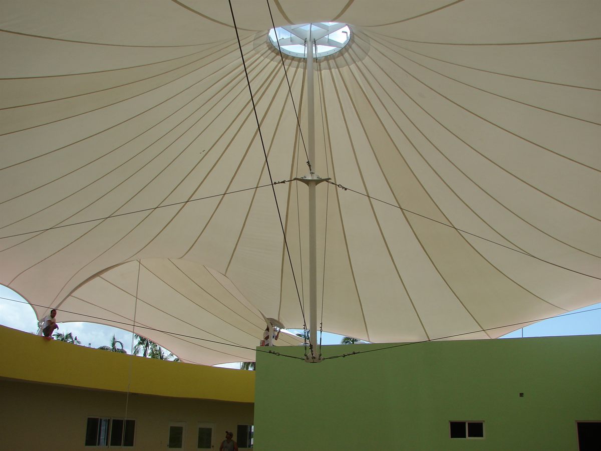 Techado de Patio y Áreas Infantiles CENDI Nayarit